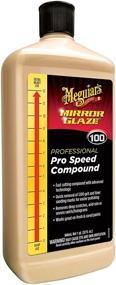 img 3 attached to Meguiar’s M100 Mirror Glaze Pro Speed Compound (32 oz): Достигните профессионального уровня восстановления краски.