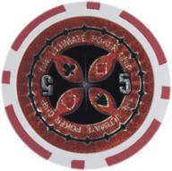 💫 brybelly ultimate poker chip holo inlay - premium heavyweight 14-gram clay composite - pack of 50 логотип