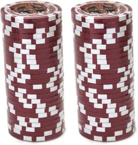 img 3 attached to 💫 Brybelly Ultimate Poker Chip Holo Inlay - Premium Heavyweight 14-Gram Clay Composite - Pack of 50