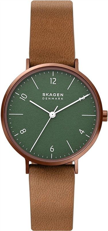 skagen naturals stainless bio based polyurethane women's watches 로고