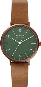 img 4 attached to 🌿 Инновационные Skagen Naturals: Экологически чистые женские часы из нержавеющей стали на основе био-полиуретана