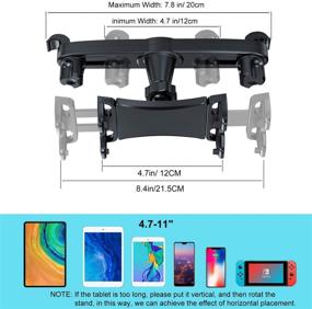 img 1 attached to Подголовник Jubor для планшета на заднем сиденье. Универсальное