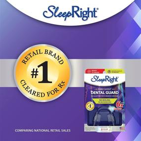 img 1 attached to 😴 SleepRight Dura-Comfort Dental Guard: Stop Teeth Grinding with this Effective Mouth Guard