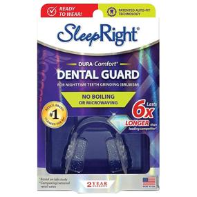 img 4 attached to 😴 SleepRight Dura-Comfort Dental Guard: Stop Teeth Grinding with this Effective Mouth Guard