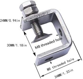 img 3 attached to Luluxing Stainless Woodworking C Clamp Openings