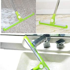 img 2 attached to 🧹 JEBBLAS Professional Floor Scrubber Squeegee with 14 inch Silicone Blade: Effective Cleaning for Marble, Glass, and More!