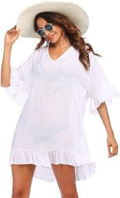 img 3 attached to Ekouaer Women's Beachwear Bathing Coverups in Swimsuits & Cover Ups