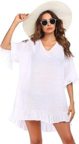 img 4 attached to Ekouaer Women's Beachwear Bathing Coverups in Swimsuits & Cover Ups