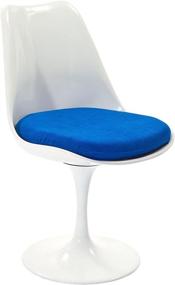 img 2 attached to 🔵 Blue Swivel Kitchen and Dining Room Chair: Modway Lippa Mid-Century Modern Upholstered Fabric