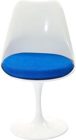 img 4 attached to 🔵 Blue Swivel Kitchen and Dining Room Chair: Modway Lippa Mid-Century Modern Upholstered Fabric