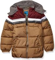 🧥 optimized search: perry ellis colorblock puffer for toddler boys logo