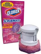 🧽 clorox scrubmate kitchen handheld scrubber with 3 refill pads logo