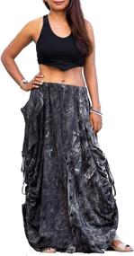 img 3 attached to 👖 Stylish Thaluta Women's Palazzo Pants: Wide Leg Lounge Convertible Maxi Skirt with Pockets – Comfy Trousers for Casual Chic