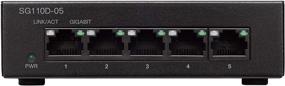 img 3 attached to ⚡️ Cisco SG110D-05 Unmanaged Switch: 5 Gigabit Ethernet Ports, Lifetime Protection - SG110D-05-NA