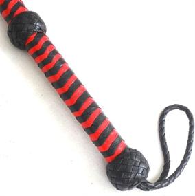 img 2 attached to Plait Genuine Leather Heavy Bullwhip Sports & Fitness