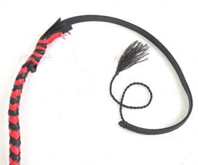 img 1 attached to Plait Genuine Leather Heavy Bullwhip Sports & Fitness