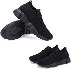 img 1 attached to WXQ Sneakers Breathable Athletic Lightweight Men's Shoes