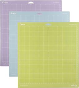 img 4 attached to 🔪 Cricut Explore Air 2/Cricut Maker Adhesive Cutting Mat Variety Pack (1 StrongGrip, 1 LightGrip, 1 StandardGrip) - 12"x12" - Set of 3