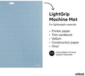 img 2 attached to 🔪 Cricut Explore Air 2/Cricut Maker Adhesive Cutting Mat Variety Pack (1 StrongGrip, 1 LightGrip, 1 StandardGrip) - 12"x12" - Set of 3