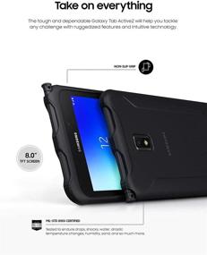 img 3 attached to 📱 Samsung Galaxy Tab Active2 8-дюймовый защищенный планшет, Wi-Fi, 16 ГБ, черный (SM-T390NZKAXAR)