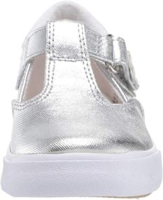 img 3 attached to Keds Daphne T Strap Sneaker - Toddler Girls' Flat Shoes