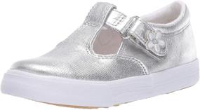 img 4 attached to Keds Daphne T Strap Sneaker - Toddler Girls' Flat Shoes