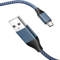 🔌 tpltech micro usb кабель, 10ft 2pack быстрая зарядка для samsung galaxy s6 s7/edge, j7/j3/prime/pro/sky pro, контроллера ps4, lg и других устройств - андроид оплетенный нейлоновый кабель логотип