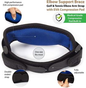 img 2 attached to Ionocore® Elbow Support Brace Lightweight