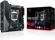 asus rog strix z490-i gaming - игровая мини-материнская плата с поддержкой wifi 6, форм-фактором mini-itx, 8+2 фазами питания, ddr4 4800, intel 2.5 гбит ethernet, usb 3.2 с передней панелью type-c, hdmi 2.0a, aura sync. логотип