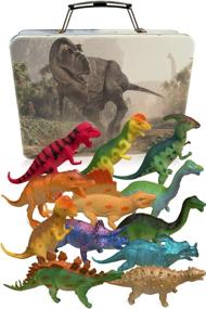 img 4 attached to 🦕 Dino-themed Storage Solution for Girls: Bees Me Dinosaur Girls Storage