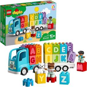 img 4 attached to 🚛 LEGO DUPLO Мой первый алфавитный грузовик: веселая образовательная игрушка для малышей (36 деталей)