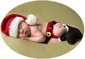 img 3 attached to Coberllus Newborn Christmas Outfits Photography: Capturing Adorable Festive Moments