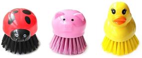 img 1 attached to Diamond Visions 01-1374 Animal Scrub Brush Multipack - Assorted Animals (3 Brushes): An Efficient Cleaning Solution!