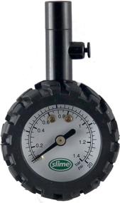 img 2 attached to Slime 20185 Low PSI Dial Gauge: Accurate Readings with Convenient Bleeder Valve, 1-20 PSI