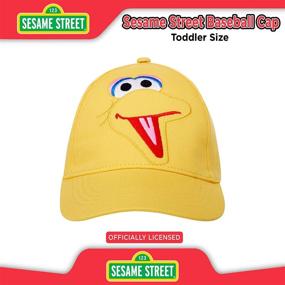 img 2 attached to 🧢 Sesame Street Cotton Baseball Cap for Toddlers – Elmo, Cookie Monster, Big Bird, Oscar The Grouch