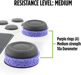 img 2 attached to 🎮 Enhanced Gaming Precision Rings - Aim Assist Motion Control for PlayStation 4 (PS4), Xbox One, Switch Pro & Scuf Controller (Medium - Purple)