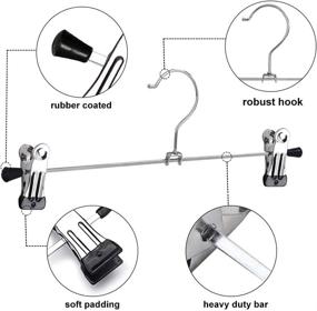 img 3 attached to GoodtoU Вешалки для брюк 50 шт. Вешалки для юбок Вешалки для брюк Вешалки для брюк Одежда
