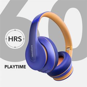 img 1 attached to 🎧 Наушники Anker Soundcore Life Q10: Over Ear беспроводные Bluetooth наушники с высоким разрешением звука, 60-часовым временем работы, глубоким басом и быстрой зарядкой USB-C - синие.