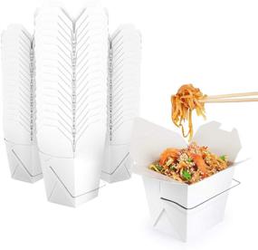 img 4 attached to 🔥 Stackable & Microwave-Safe Takeout Containers - Resistant to Heat