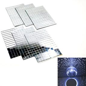 img 3 attached to 🔮 Enhance Your Craft Projects with DiER Self-Adhesive Real Glass Craft Mini Square Mirrors Mosaic Tiles 10mm Crystal Clear