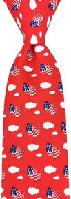 img 1 attached to Галстуки KOOELLE American Jacquard Patriotic - аксессуары для мужчин