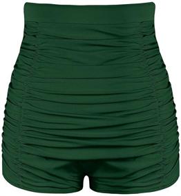 img 3 attached to 👙 Mycoco Shirred Control Swimwear Size 12: Women's Swimsuits and Cover Ups for Ultimate Comfort and Style