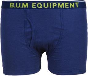 img 2 attached to Углеродно-полосатое нижнее белье BUM Equipment для мальчиков, детская одежда.