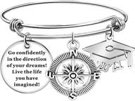 stainless graduation inspirational girls' jewelry bracelets by jude jewelers logo