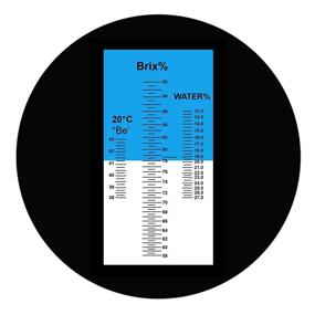 img 1 attached to Precision Moisture Testing: Refractometer Tri Scale for Beekeeping Calibration