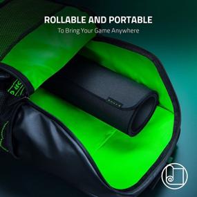 img 1 attached to Razer Strider Hybrid Mouse Mat: Soft Base & Smooth Glide with Firm Gliding Surface - Anti-Slip, Portable & Water-Resistant - XXLarge +