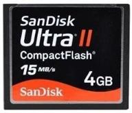 💾 enhance your storage capacity with sandisk 4gb ultra ii compactflash memory card (15mb/s) logo