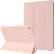 📱 bentoben ipad 10.2 case 2021/2020/2019 with pencil holder: premium protective tablet case in pink, auto wake/sleep, soft tpu back logo