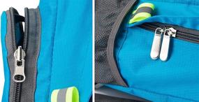 img 1 attached to 🎒 PAXLAMB Backpack Packable Foldable - Ultra Lightweight, Water Resistant, Durable - Camping Travel Hiking Daypack for Men and Women (Blue)