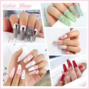 img 3 attached to Beginners Acrylic Nail Kit: Complete Set with 21 Colors Acrylic Powder, Liquid Monomer, Professional Tools, Glitter Powder, Rhinestone, False Nail Brush, and Manicure Gift for Women